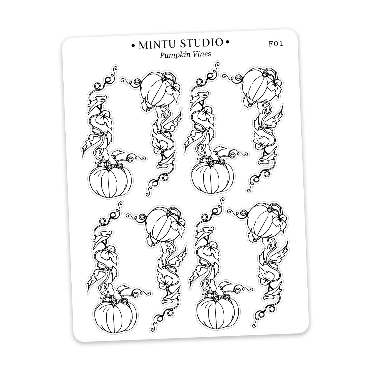 Pumpkin Vine Coloring Pages